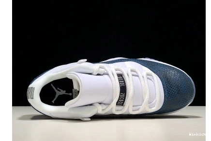 11 JORDAN - LOW CD6846-102 NAVY SNAKE (2019) RETRO 0815